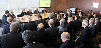 Ministra Rosa Weber com presidentes dos TRE's em 05.04.2019