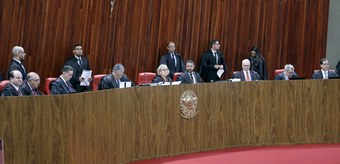 Sessão plenária administrativa do TSE em 13.08.2019