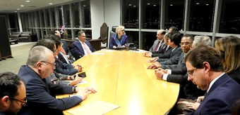 Audiência no TSE com Presidentes Nacionais de Partidos Políticos.