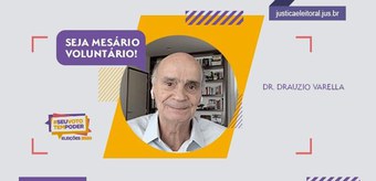 Campanha mesário voluntário Eleições 2020 em 13.08.2020