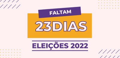 Contagem regressiva - Faltam 23 dias - 09.09.2022 Contagem regressiva - Faltam 23 dias - 09.09.2022