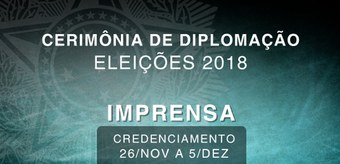 Credenciamento de imprensa para cobertura da diplomação do presidente da República eleito encerra nesta quarta-feira